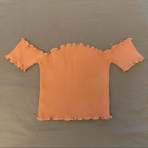 Dusty Rose Stretch Crop Top